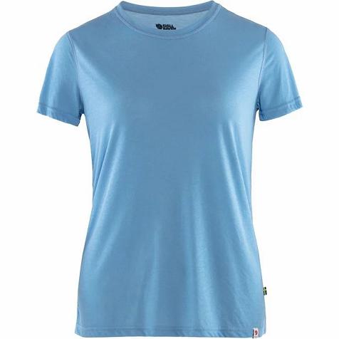 Fjallraven Women High Coast T-Shirt Blue PH108207 Philippines